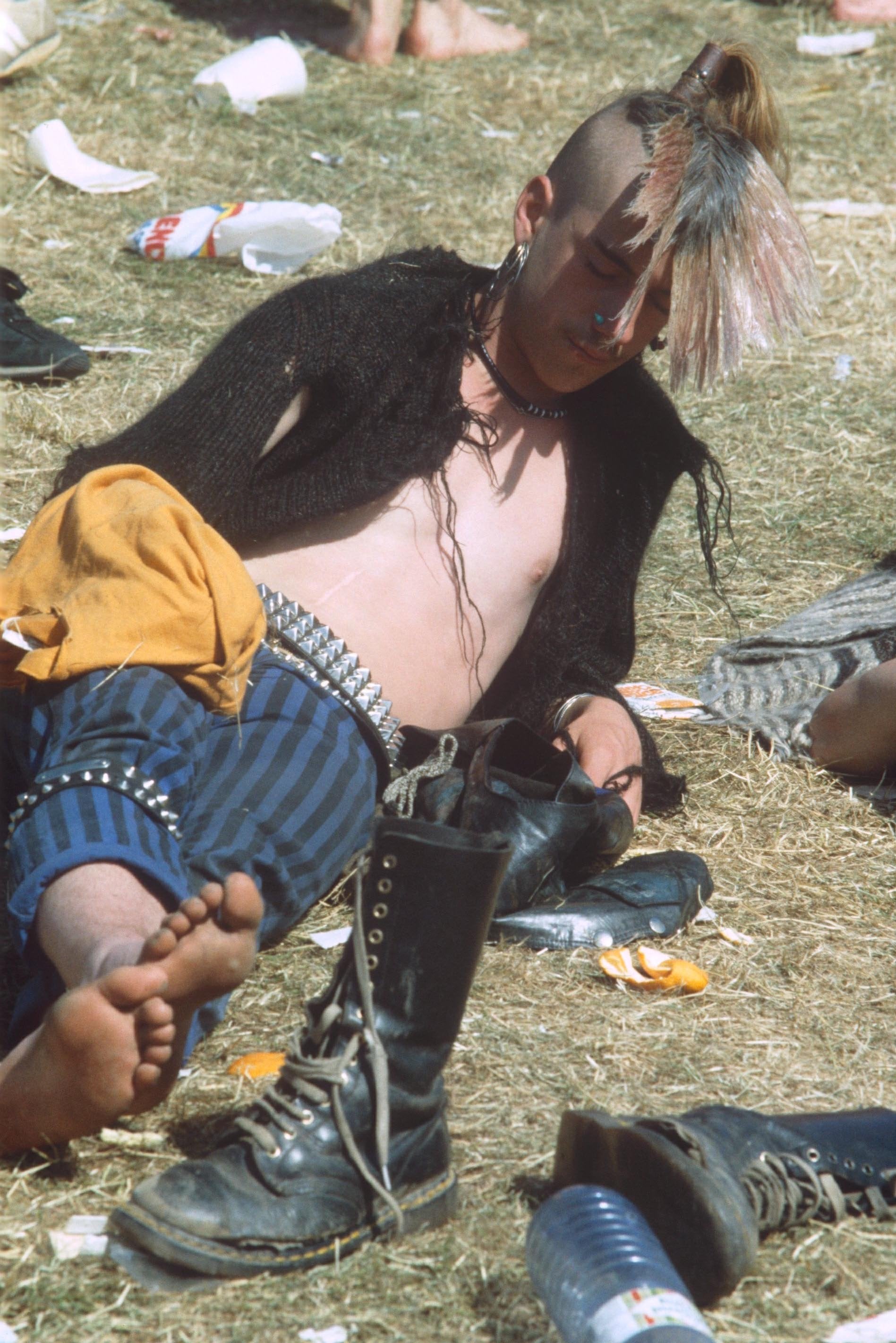 A punk relaxes in 1983