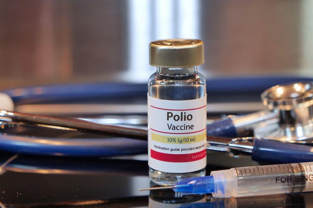 <p>Polio vaccine</p>