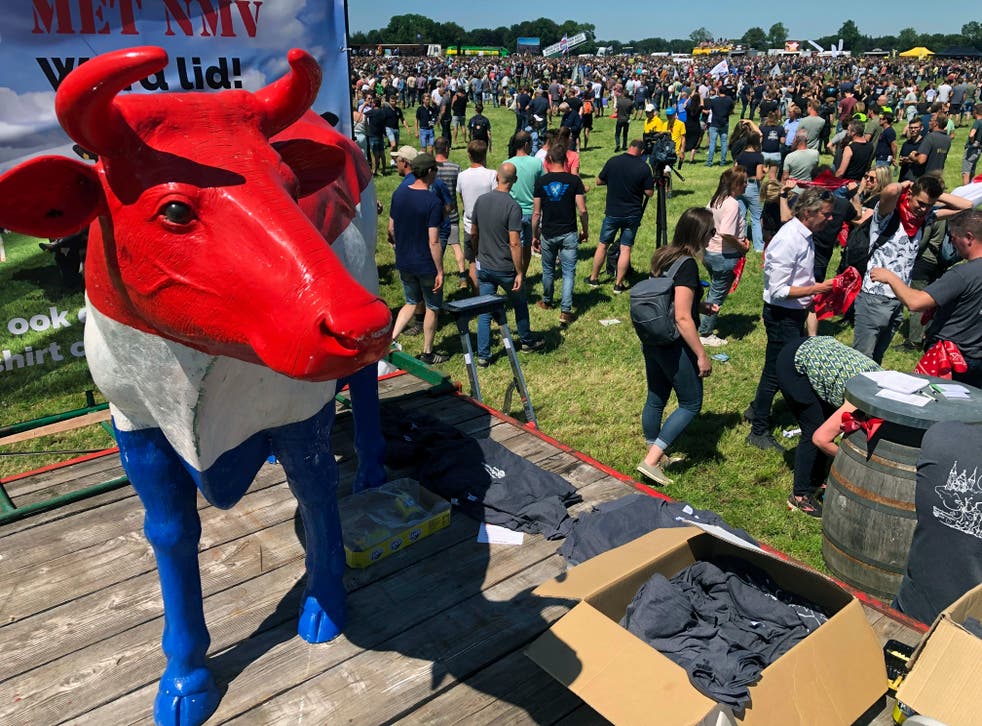 HOLANDA AGRICULTORES PROTESTA