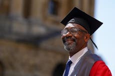Sir Lenny Henry receives honorary degree from Oxford University