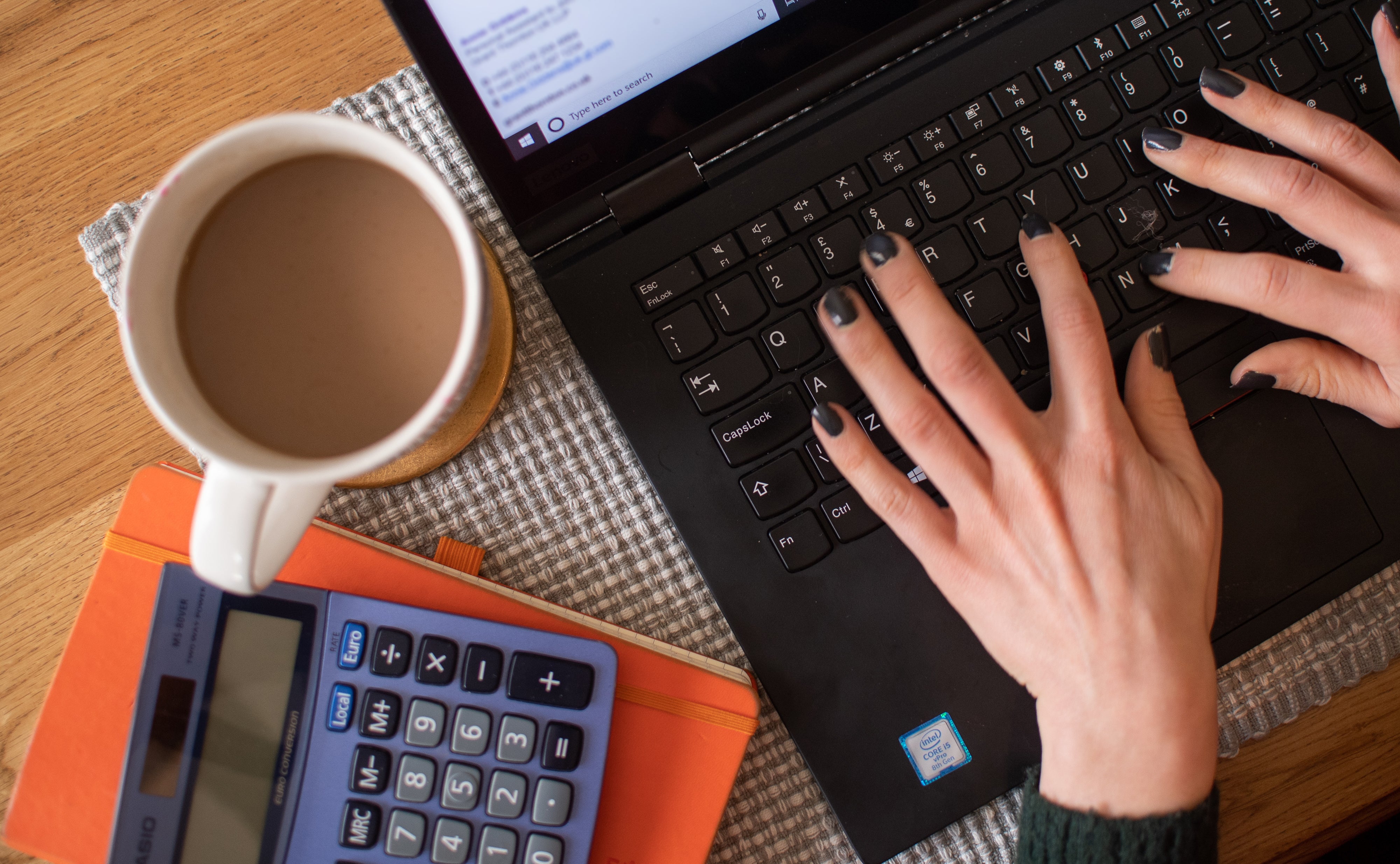 The research found more than half of employees in Scotland are now working from home at east some of the time (Joe Giddens/PA)