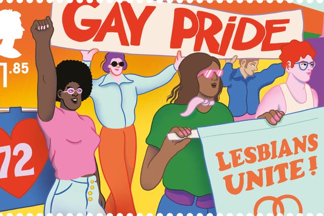 New stamps to mark anniversary of Pride march (Royal Mail/PA)