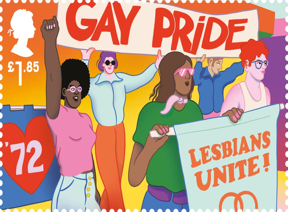 New stamps to mark anniversary of Pride march (Royal Mail/PA)