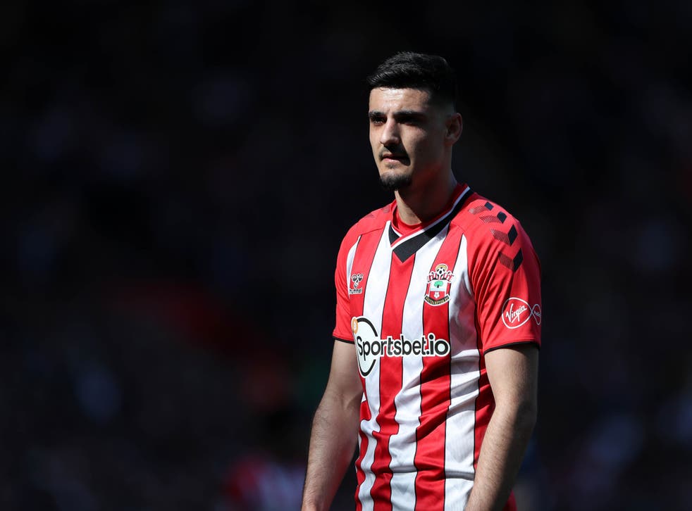 Chelsea striker Armando Broja, who spent last season on loan at Southampton, is believed to be open to a move to West Ham. (Kieran Cleeves/PA)