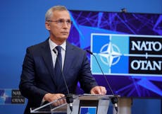 Nato increases forces on high alert from 40,000 to more than 300,000 amid Russia threat