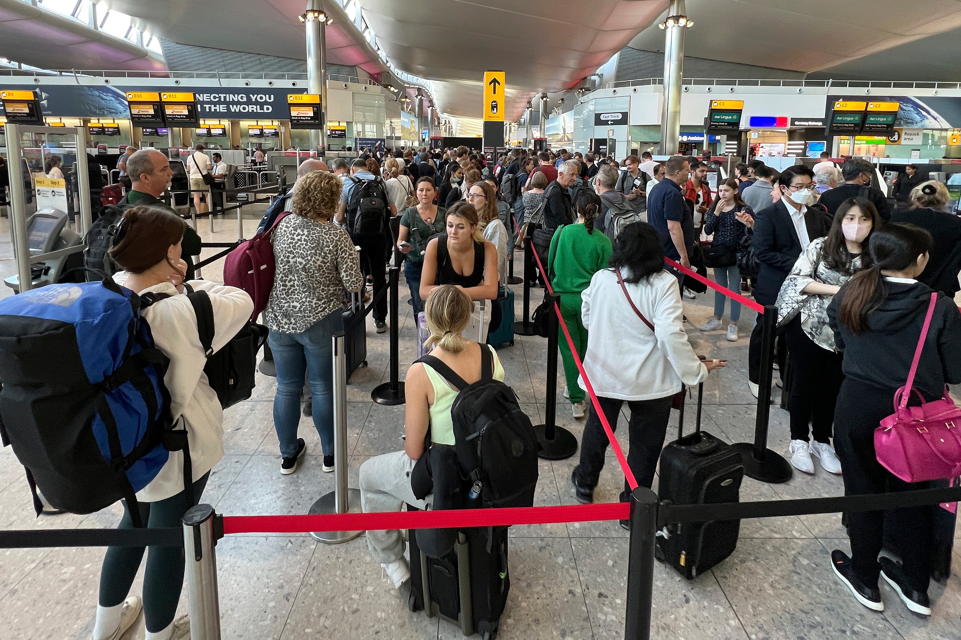 Heathrow travellers have faced long queues in recent weeks