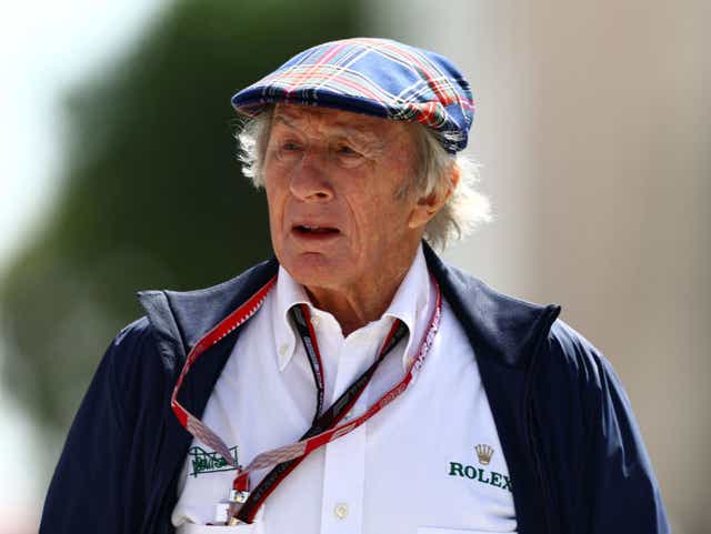 <p>Sir Jackie Stewart has urged Lewis Hamilton to retire</p>