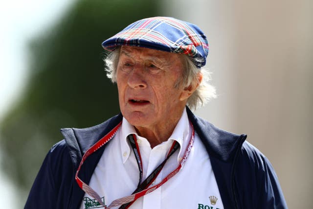 <p>Sir Jackie Stewart has urged Lewis Hamilton to retire</p>