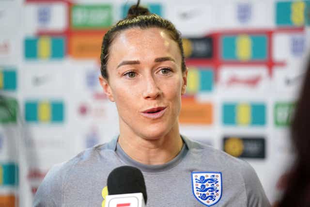 England’s Lucy Bronze is pleased to have her club future sorted ahead of the Euros (Zac Goodwin/PA).