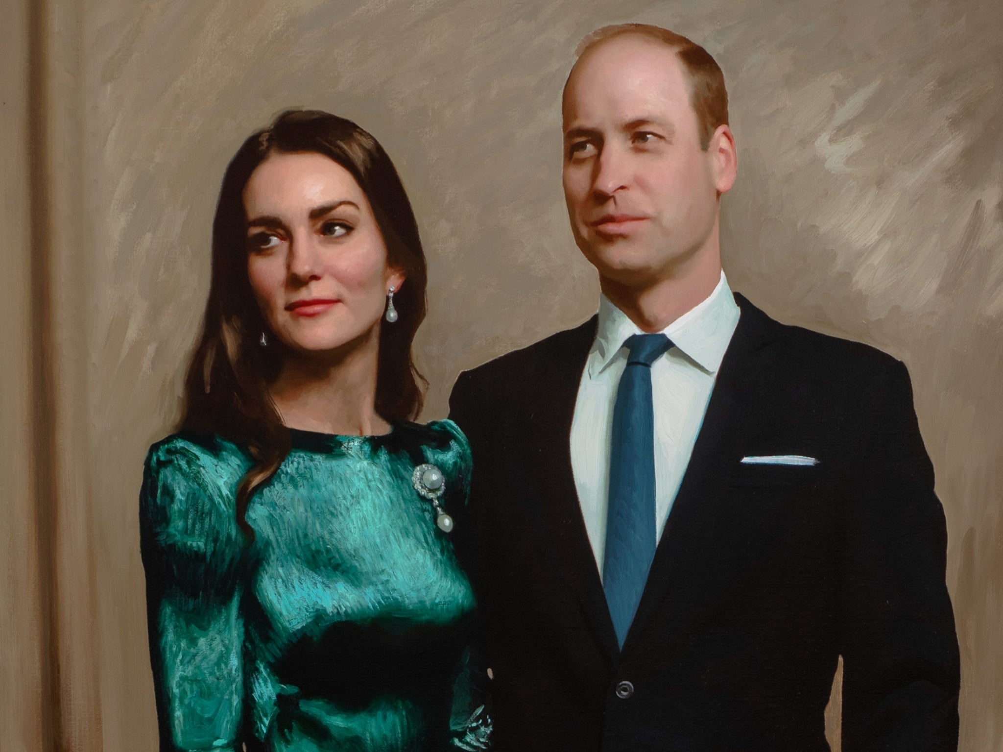 The new portrait of the Duke of Duchess of Cambridge