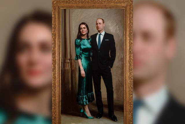 <p>The new portrait of the Duke and Duchess of Cambridge</p>