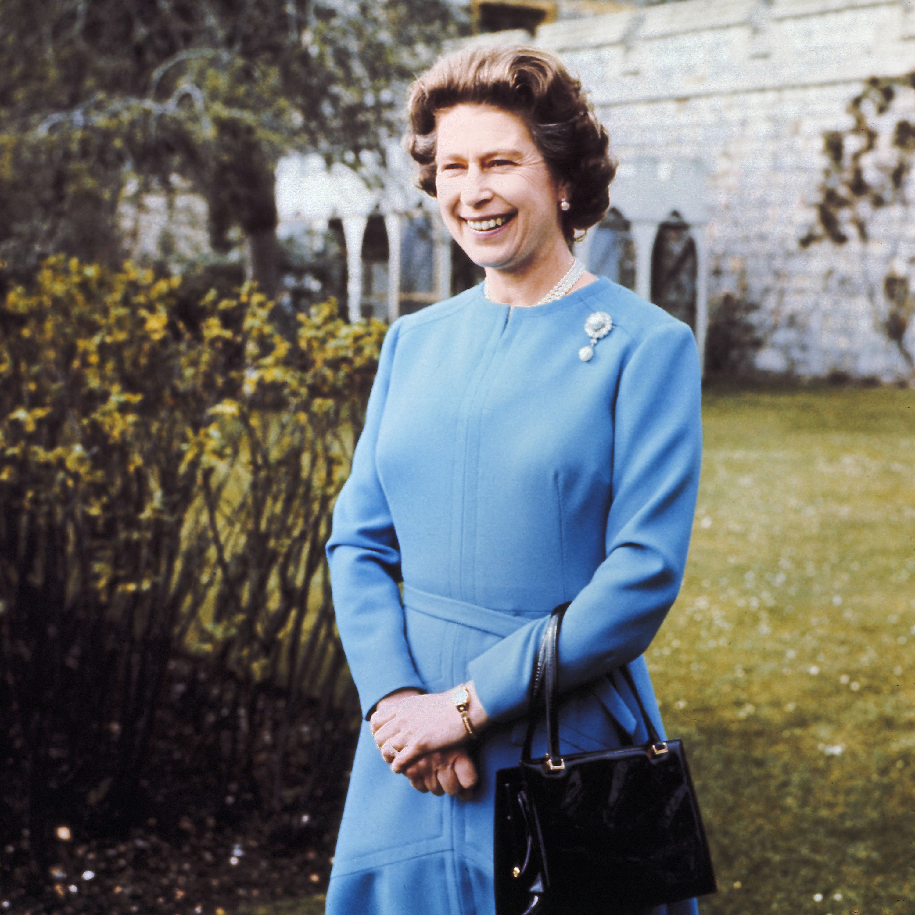The Queen in a portrait taken for her 50th birthday in 1976