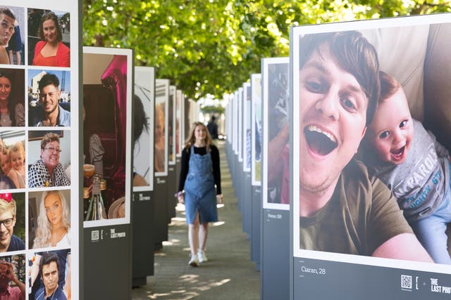 <p>The Last Photo exhibition on London’s South Bank</p>