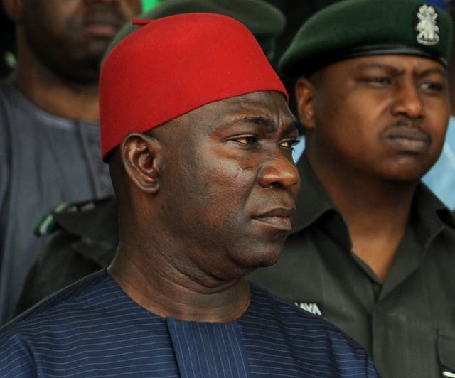 <p>Nigerian politician Ike Ekweremadu has been charged with a plot to harvest a child’s organs</p>