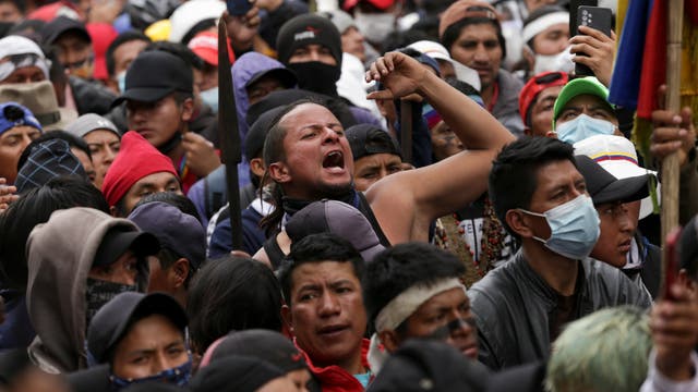 ECUADOR-PROTESTAS