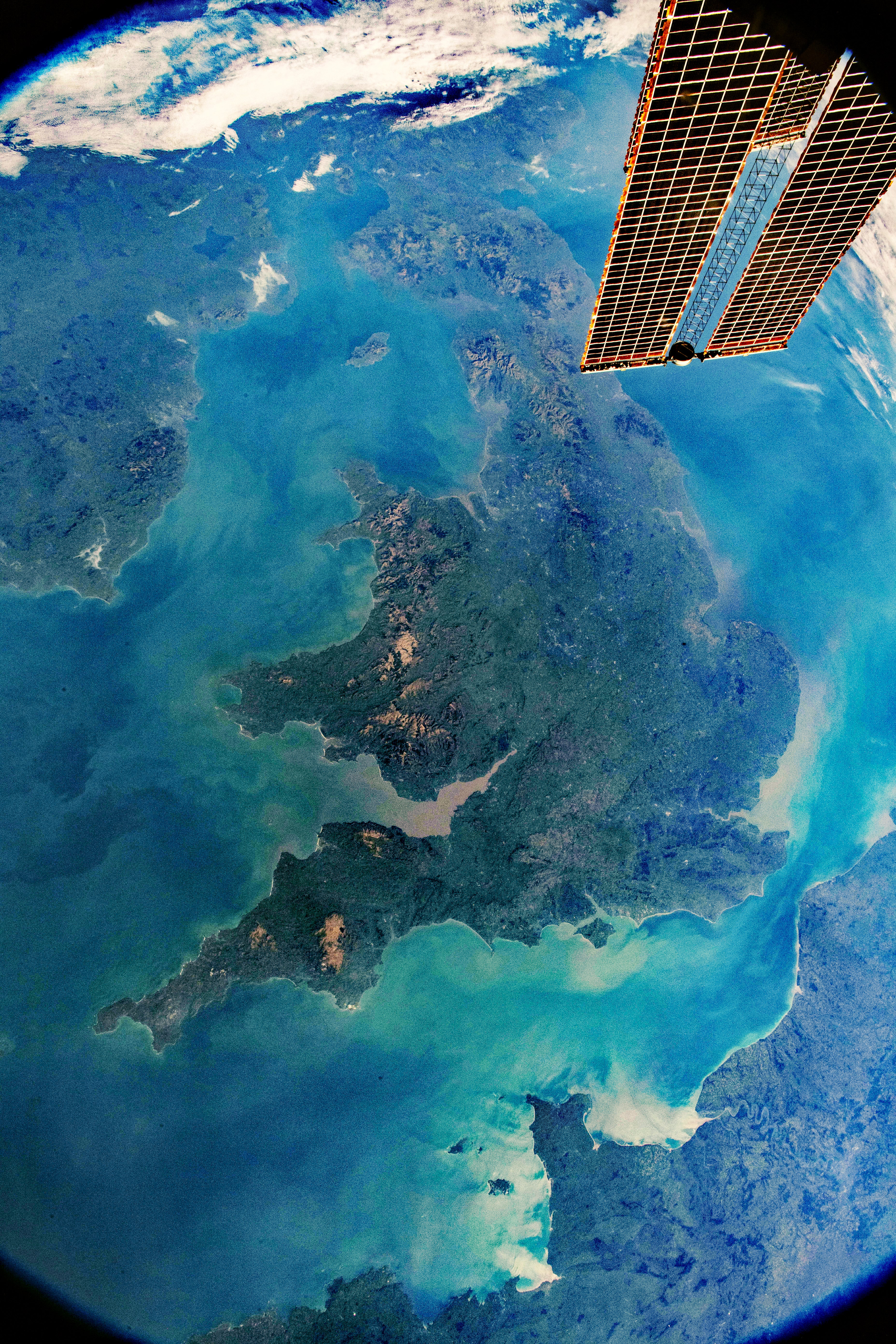 The UK viewed from space (Nasa/PA)