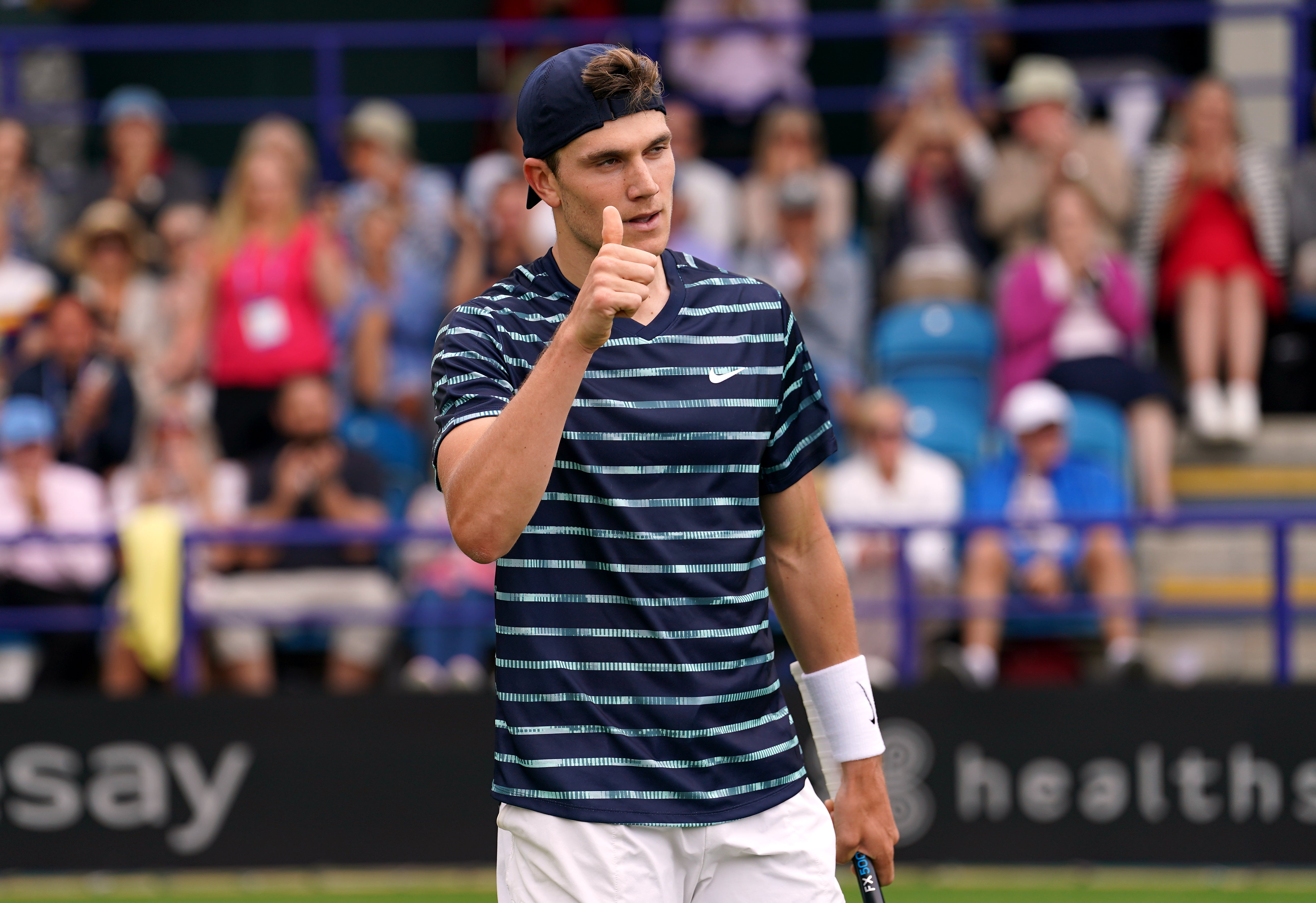 Jack Draper is through to the semi-finals at Eastbourne (Gareth Fuller/PA)