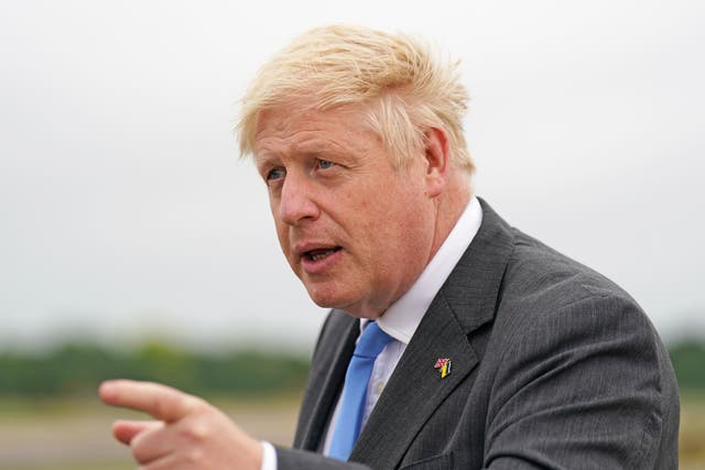 The Prime Minister insisted it is ‘very unlikely’ that asylum seekers fleeing the Russian invasion will be caught up in the policy (Joe Giddens/PA)