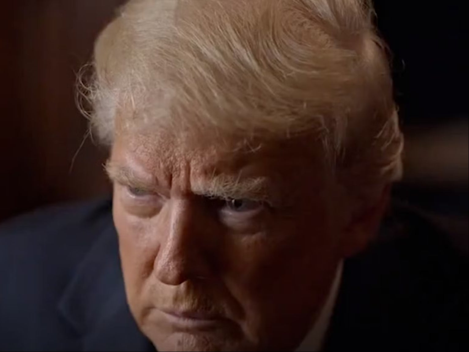 Former President Donald Trump is asked if he will discuss the Capitol riot, to which he replies ‘yep.’ The image is a screenshot from the documentary ‘Unprecedented.’ The documentary’s filmmaker, Alex Holder, was subpoenaed by the House Select Committee and asked to turn over all of his footage.