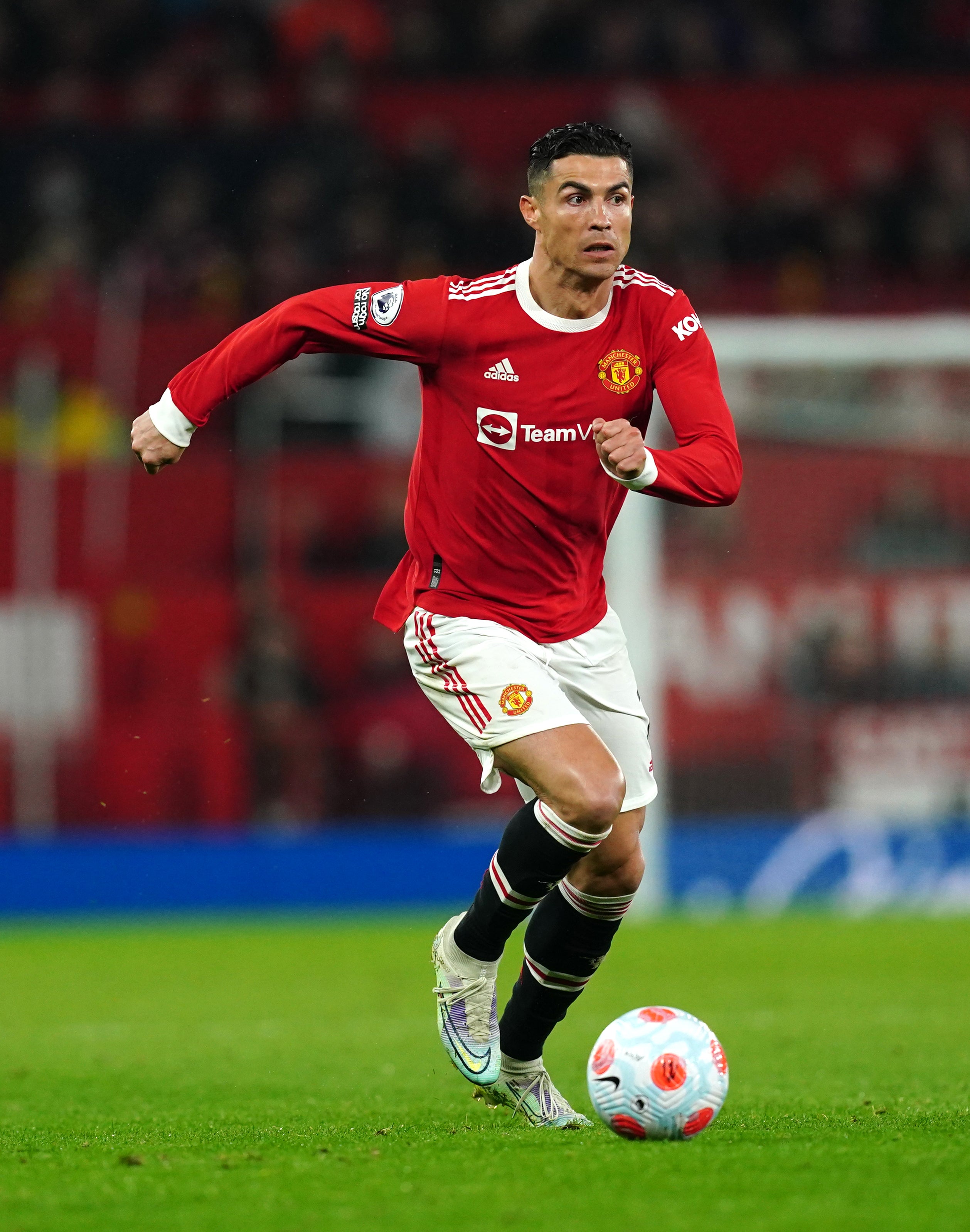 Manchester United’s Cristiano Ronaldo (Martin Rickett/PA)