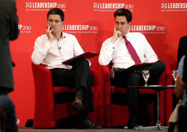 <p>Peter Mandelson said that Labour’s troubles stemmed from Ed’s defeat of David Miliband by a margin of 1.4 per cent in 2010</p>