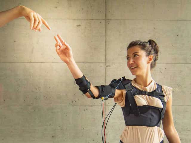<p>Researchers at ETH Zurich have developed a wearable textile exomuscle that serves as an extra layer of muscles</p>