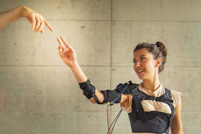 <p>Researchers at ETH Zurich have developed a wearable textile exomuscle that serves as an extra layer of muscles</p>