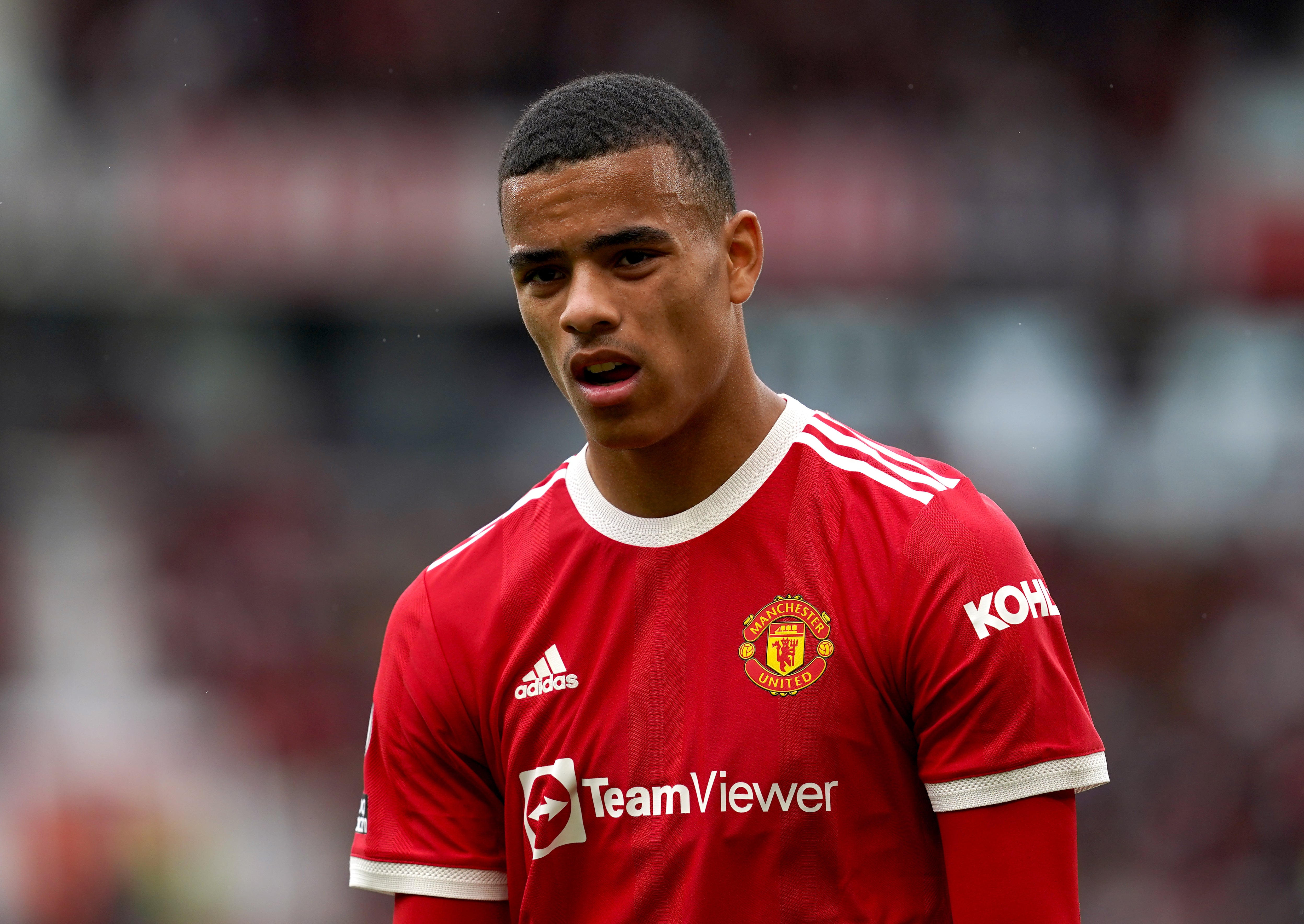 Manchester United forward Mason Greenwood remains on bail after being questioned over the alleged rape and assault of a young woman (Martin Rickett/PA)