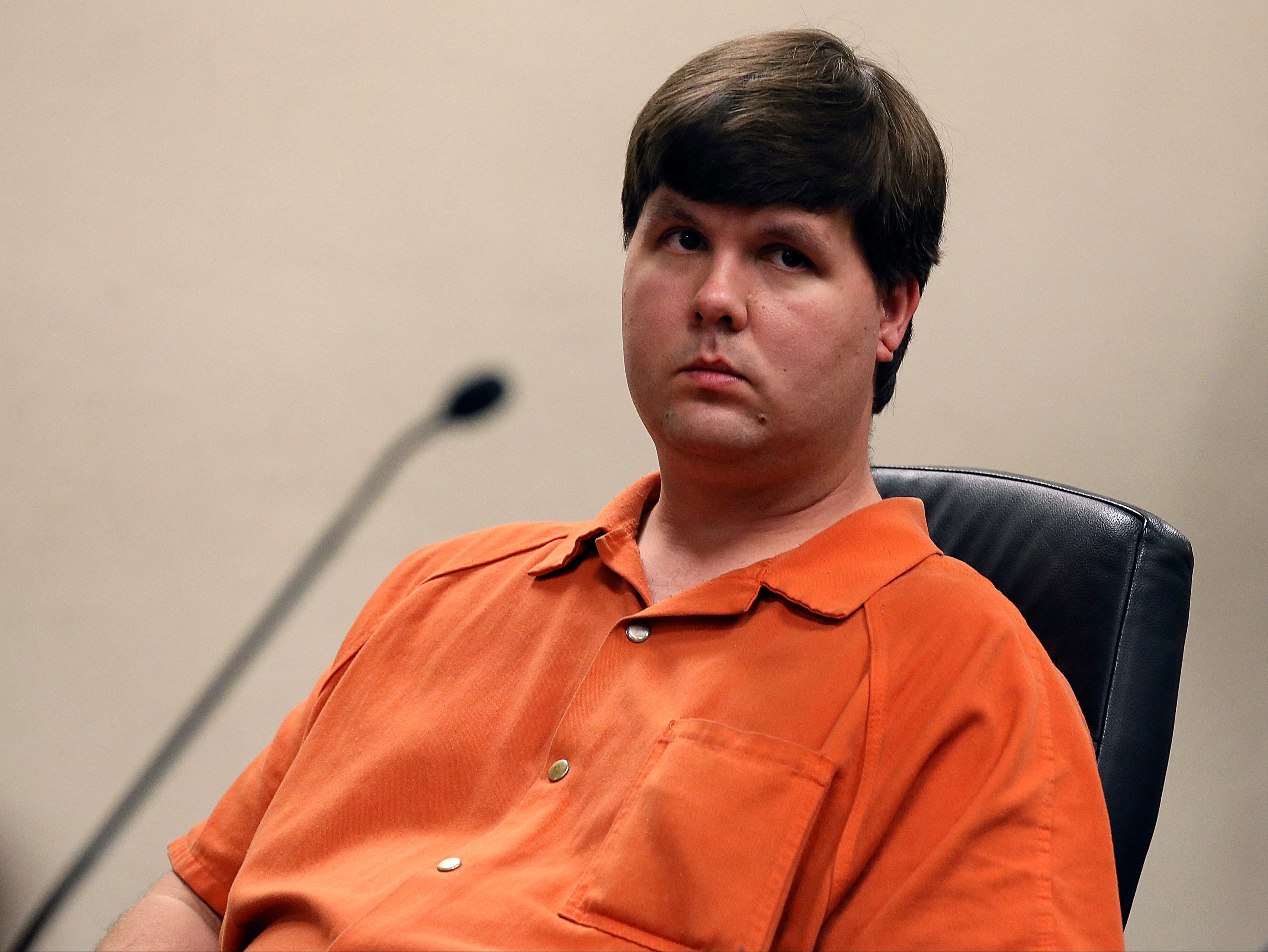 Justin Ross Harris during an appearance at the Cobb County Magistrate Court in Marietta, Georgia, in 2014