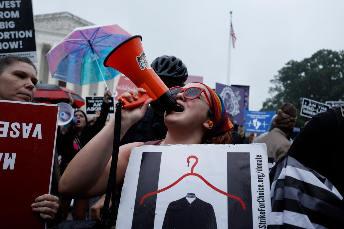 America reacts with outrage after Supreme Court scraps Roe and women’s right to abortion