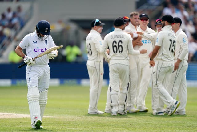 New Zealand ripped through England’s top order (Mike Egerton/PA)