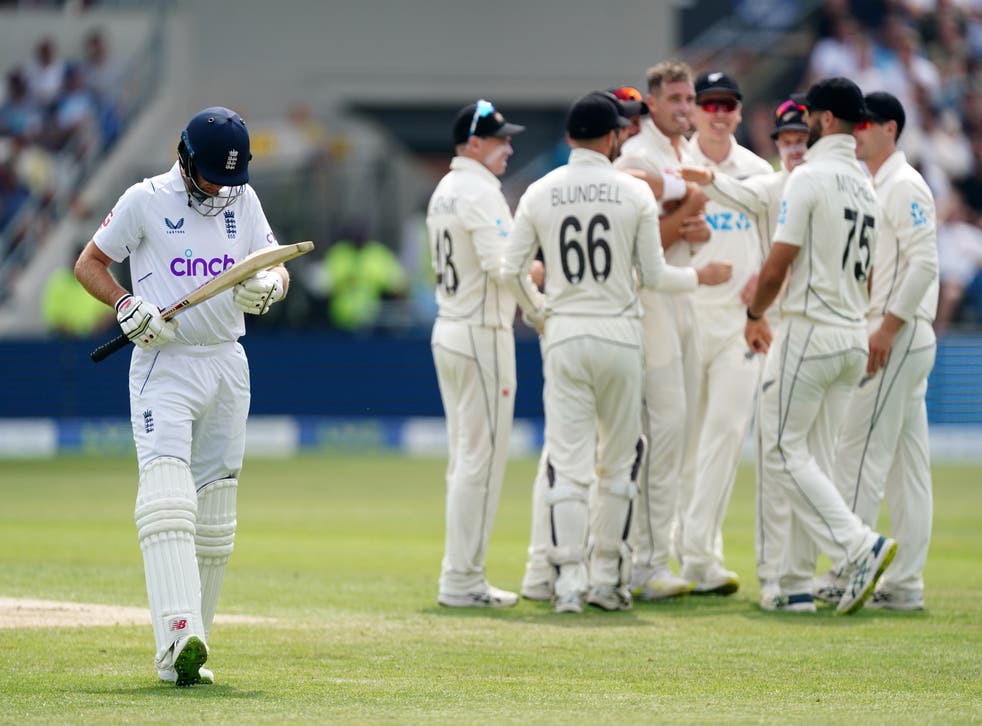 New Zealand ripped through England’s top order (Mike Egerton/PA)