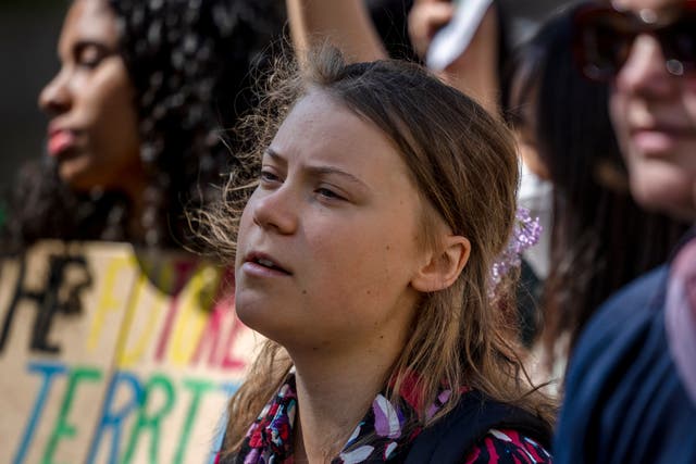 <p>Greta Thunberg pictured on 3 June 2022</p>