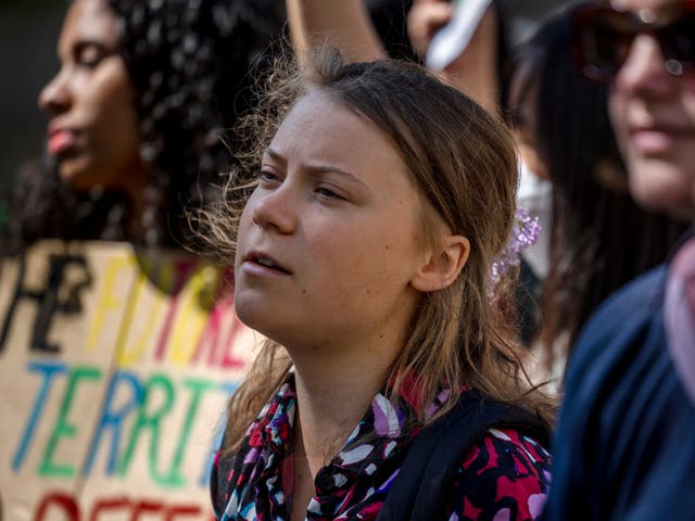 <p>Greta Thunberg pictured on 3 June 2022</p>