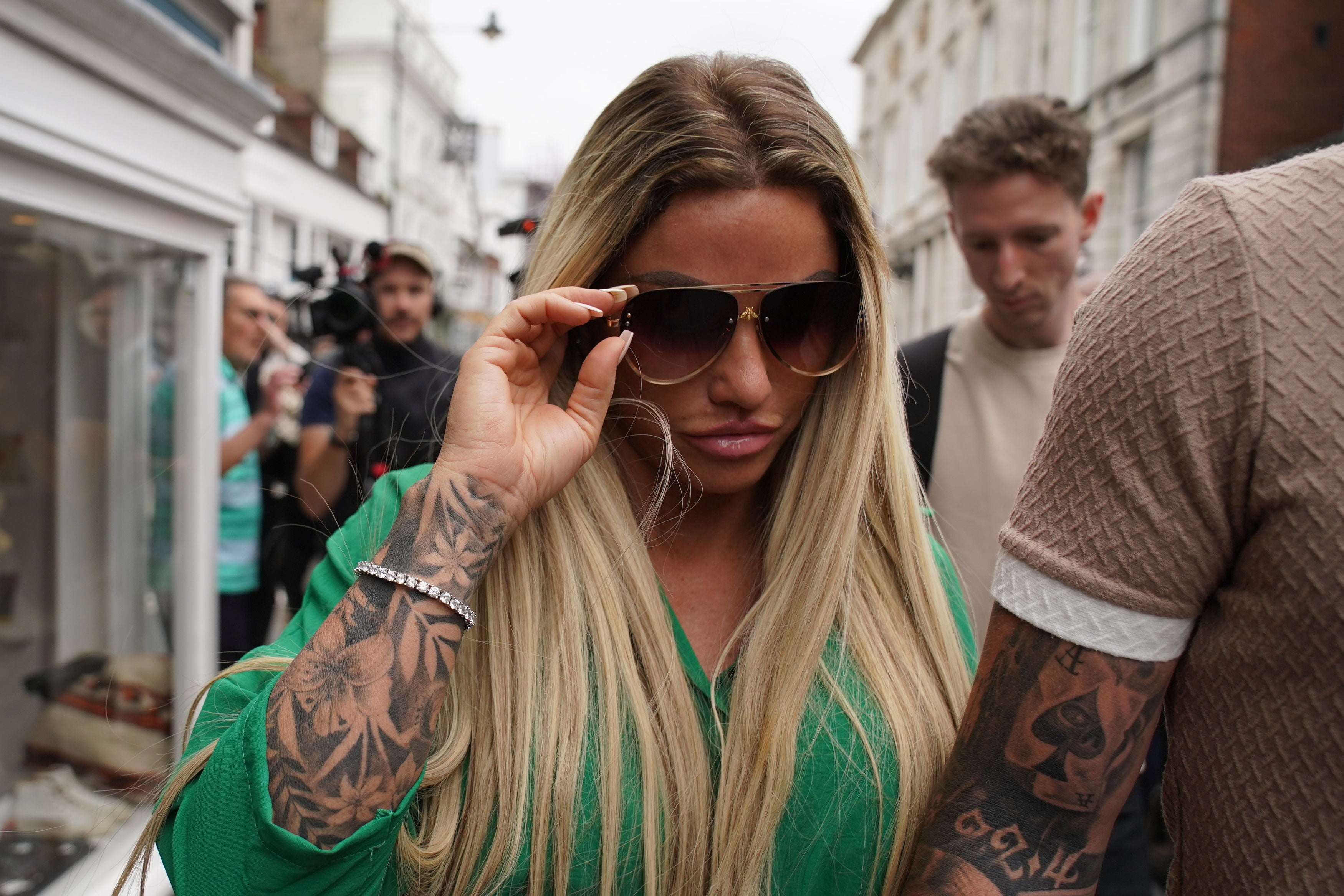 Katie Price had been banned from contacting Michelle Penticost