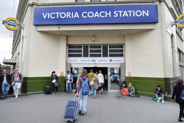 <p>A man has been arrested after a Polish man was assaulted near Victoria Coach Station </p>
