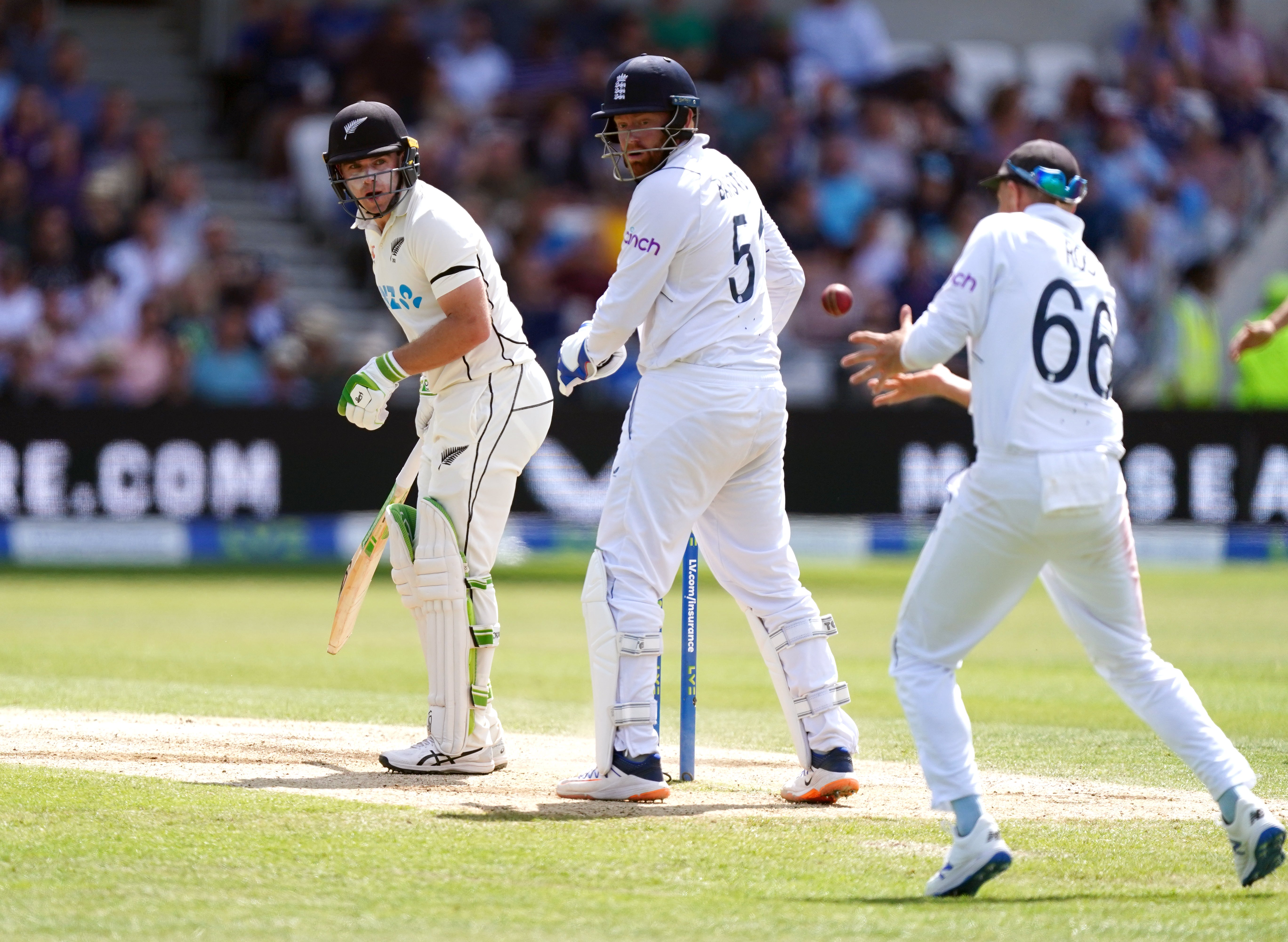 Joe Root squandered a chance to see off Tom Latham (Mike Egerton/PA)