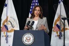 ‘Shocked’ Kamala Harris is heavy on outrage over Roe reversal – but light on solutions