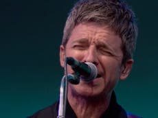Glastonbury live: Noel Gallagher plays the Pyramid Stage ahead of Paul McCartney Saturday headline set