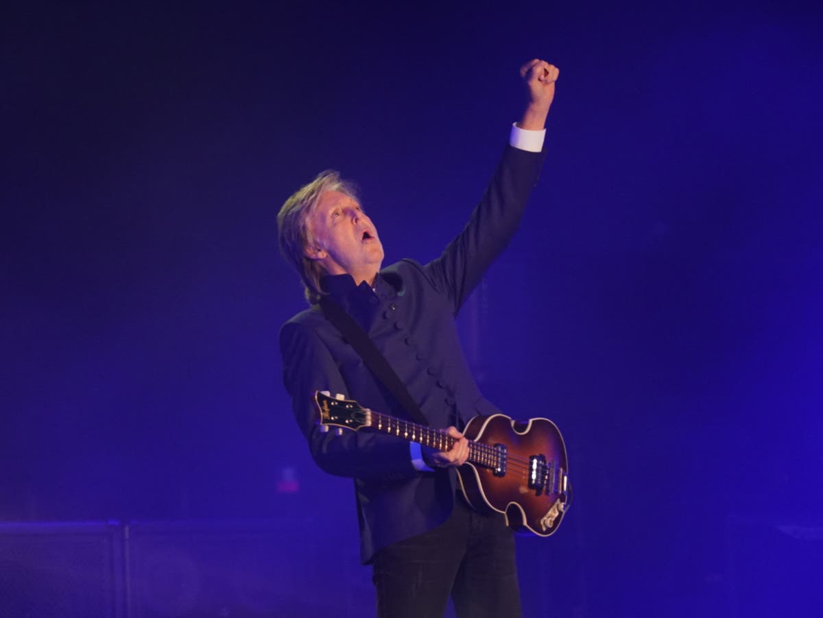 Paul McCartney review, Glastonbury 2022: Historic privilege just to be  alive at the same | The Independent
