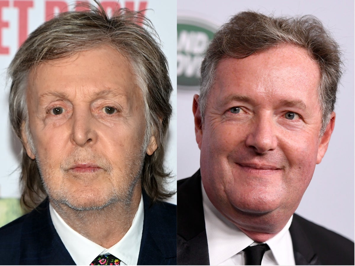 Piers Morgan defends Paul McCartney after Glastonbury set criticised for having ‘not enough Beatles hits’