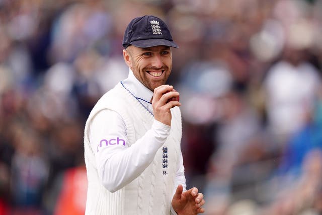 Jack Leach claimed his first 10-wicket Test haul (Mike Egerton/PA)