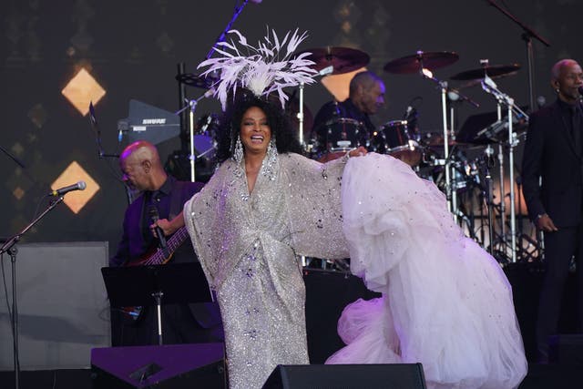 <p>Soul singer Diana Ross fills the Sunday teatime legends slot on the Pyramid Stage</p>