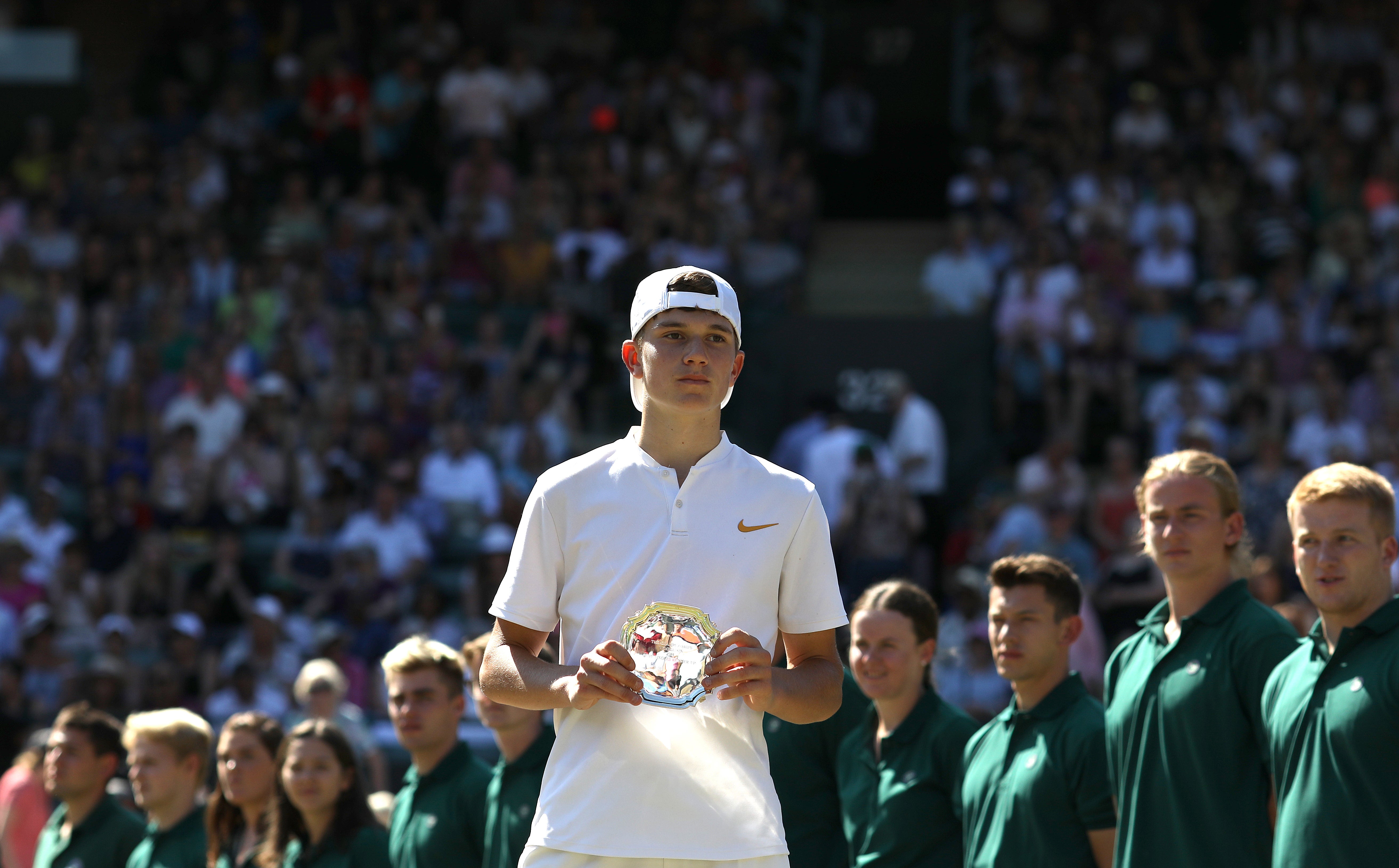 Jack Draper was the runner-up in the boys’ singles four years ago (Steven Paston/PA)