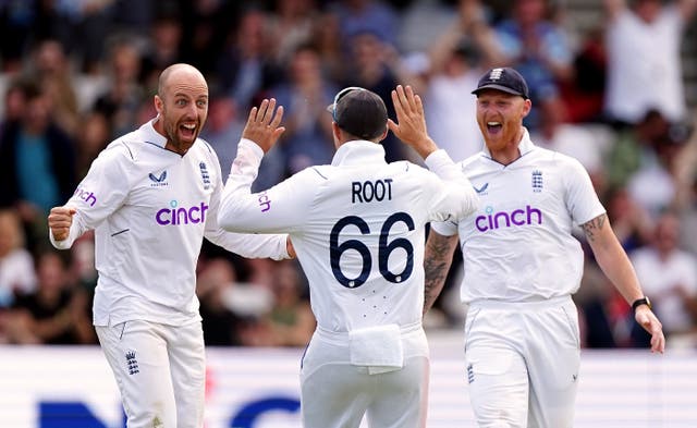 Jack Leach shone for England (Mike Egerton/PA)