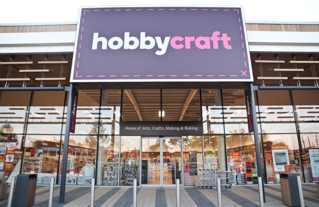 Hobbycraft will open three new stores and create 40 new jobs in the 2023 financial year (Hobbycraft/PA)