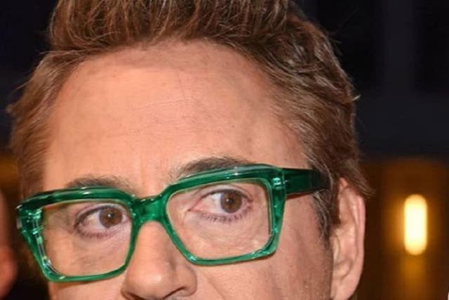 Robert Downey Jr wearing Kirk & Kirk glasses (Kirk & Kirk/PA)