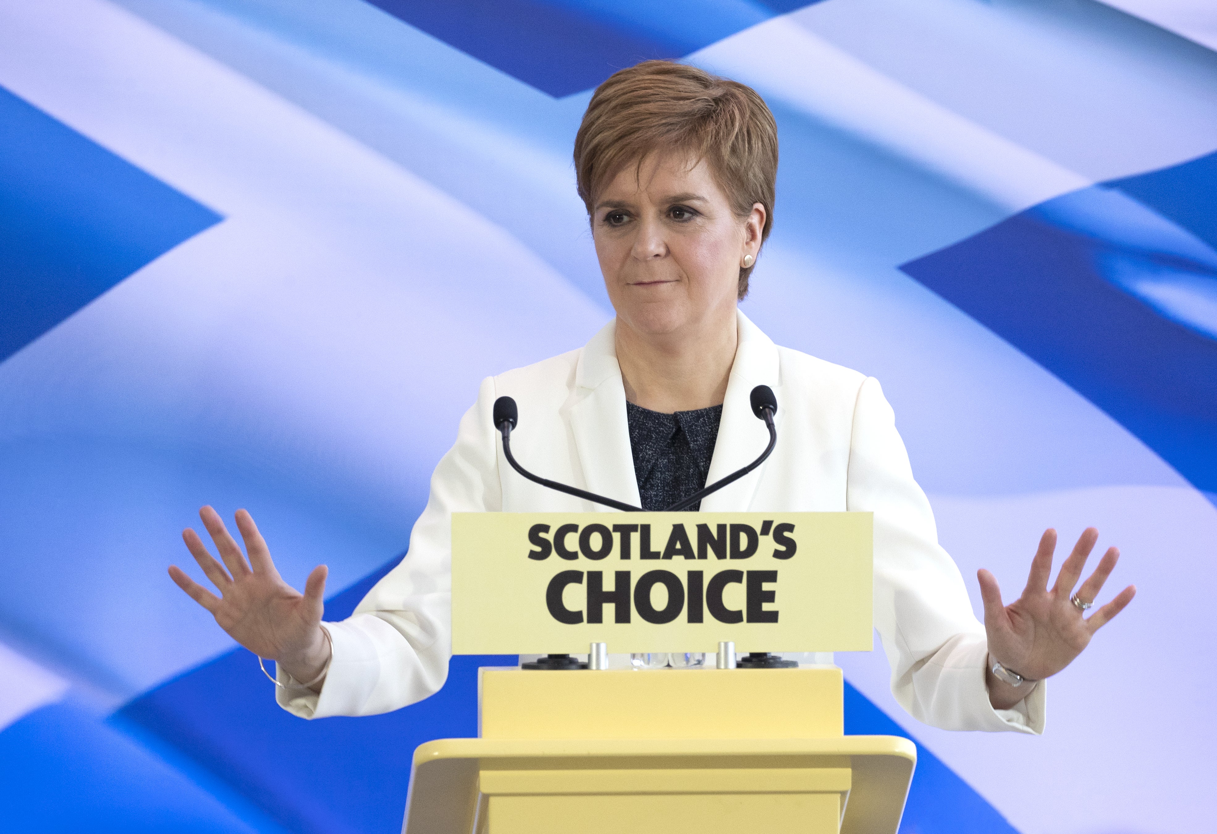 First Minister Nicola Sturgeon has outlined plans for a second independence referendum (Jane Barlow/PA)