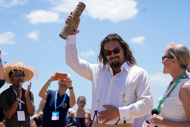 <p>Aquaman star Jason Momoa has been named an “Advocate for Life Below Water” by the United Nations</p>