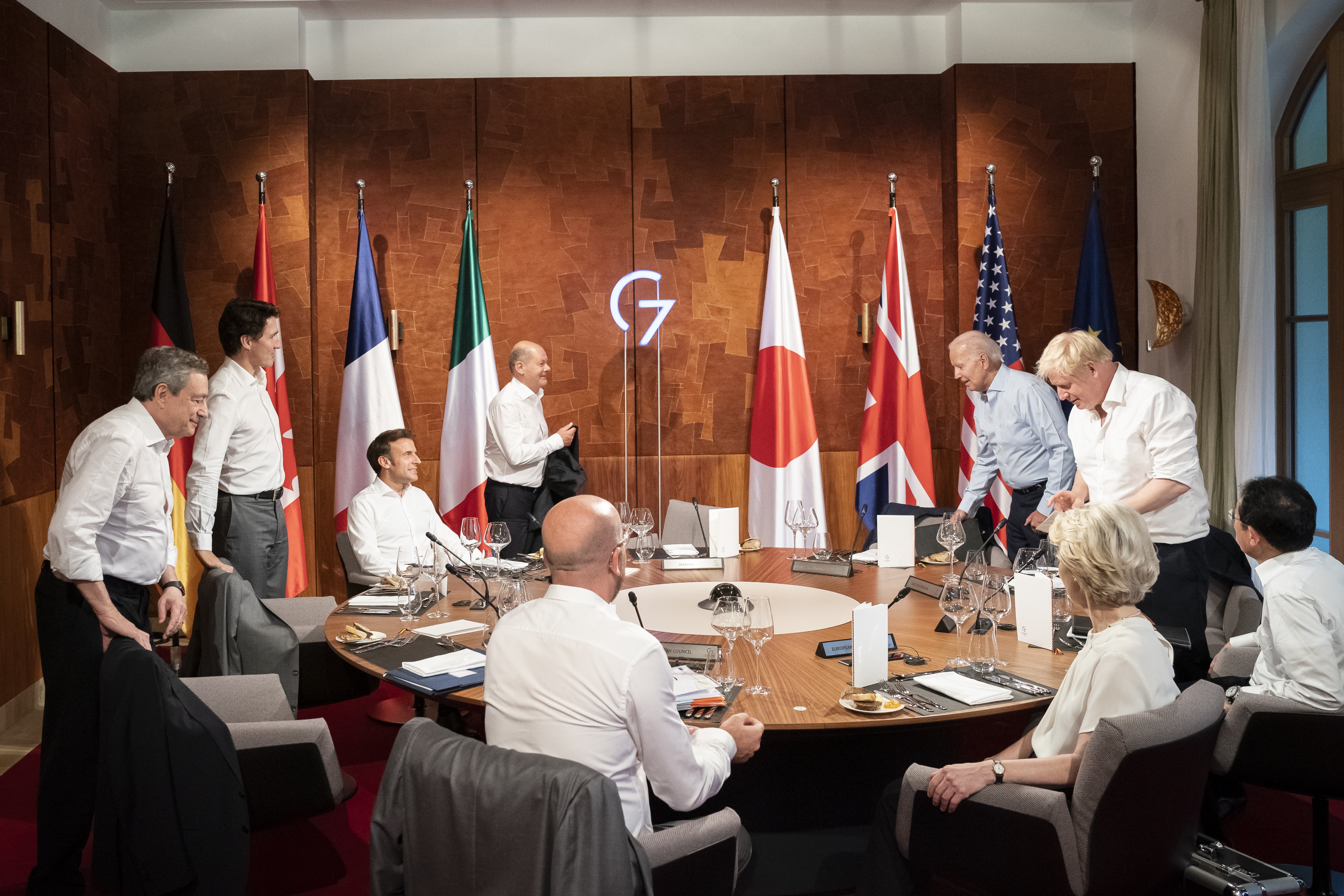 G7 leaders at the summit in Germany